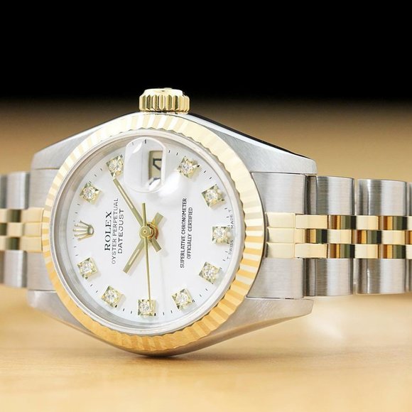Rolex Ladies 18k Two Tone Factory Dial Watch main image 4